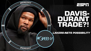#Greeny proposes a Kevin Durant-Anthony Davis trade between the Nets & Lakers 🤯