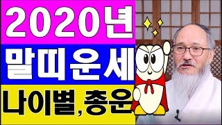 2020년 말띠운세 ◆놓치면 절대 안되는 xx년생◆  말띠토정비결 신년운세