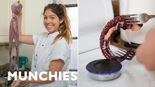 Making Charred Octopus Without A Grill