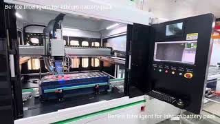 Lithium battery pack assembly line for prismatic battery cell