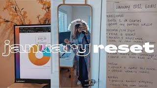 JANUARY PLAN WITH ME: Monthly Reset Routine | budgeting, goal setting & planning for new month
