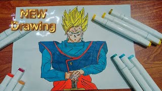 DRAWING GOHAN SSJ 2 | How to Draw Gohan Super Saiyan 2 | New Art Video