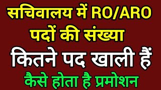 Mission RO/ARO-2021|सचिवालय में RO/ARO पदों की संख्या | कितने पद खाली हैं | सचिवालय का संपूर्ण विवरण