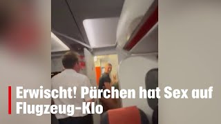 Erwischt! Pärchen hat Sex auf Flugzeug-Klo | krone.tv NEWS