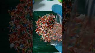 ASMR 🌈 Colourful Sweet Hundreds and thousands Cake Toppings Candies #shorts #viral #asmr #trending