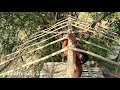 primitive daily life build houses on trees full video