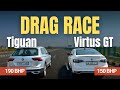 TIGUAN VS VIRTUS GT : DRAG RACE