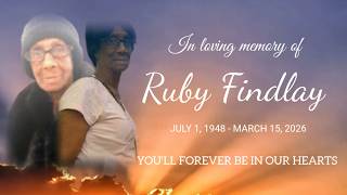 Funeral Service For The Late: Ruby Findlay | "Aunty Ruby"