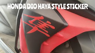 Honda Dio | Online Sticker Unboxing And Self Installation | Flipkart | DIY | Flipkart | Amazon