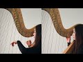 king gnu 白日 【藝大生が1人2役でハープ演奏】 short ver. harp cover