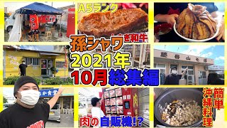 【沖縄】孫シャワ2021年10月総集編【一気見】まとめ視聴、作業用動画