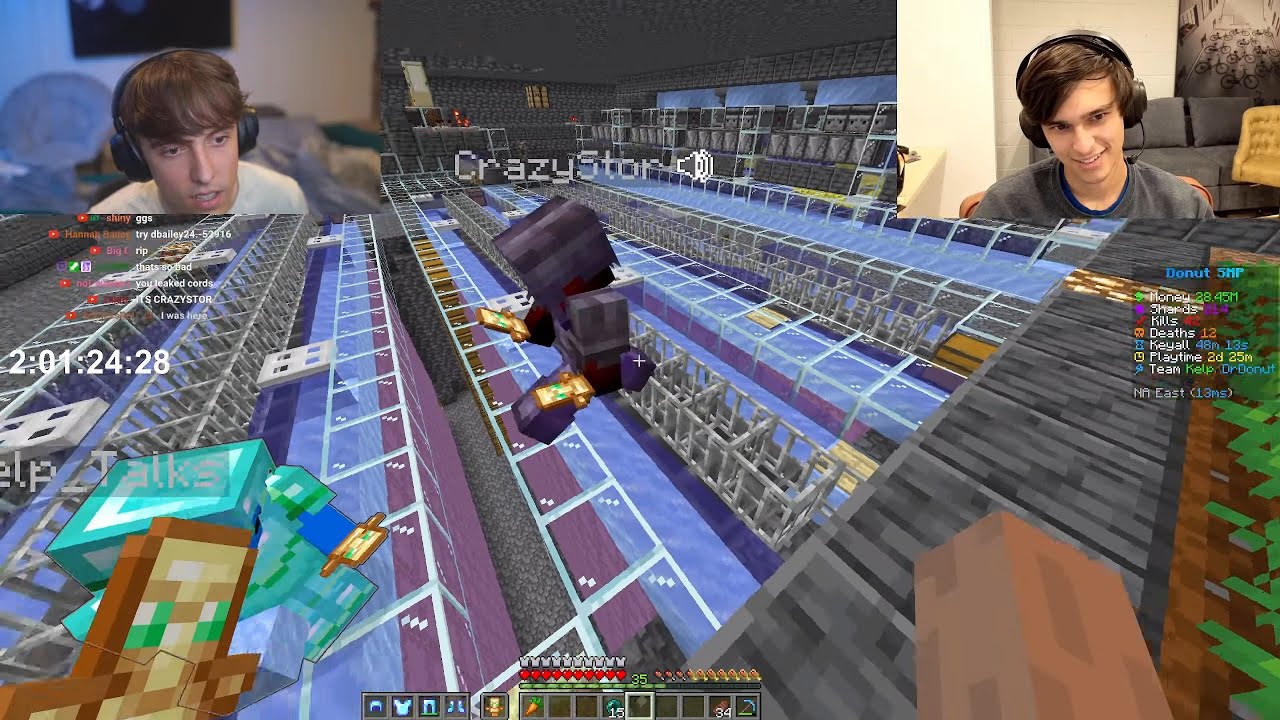 Streaming Until 100m On Donut Smp Part 4 Youtube