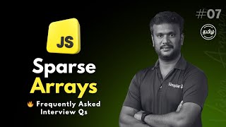 Top JavaScript Coding round Question | Ep 07 | Sparse Arrays