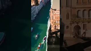 🌊నీటి మీద తేలే నగరం| 🌁Floating city Venice|#shorts |#youtubeshorts|#telugu|@knowledgemasterTelugu