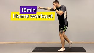 18 MIN NO JUMPING SWEATY HIIT - No Jumping Cardio Workout - No Repeat - Full Body Home Workout