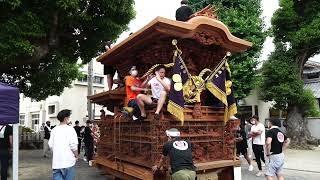 板原町だんじり 鳴り物 笛 (2022年06月05日)