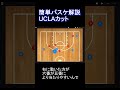 【バスケ戦術】uclaカットの簡単解説！ shorts