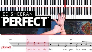 How To Play "Perfect" by Ed Sheeran (Beginner Piano Tutorial)
