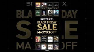 最大70%OFF！SQUARE ENIX BLACK FRIDAYセール開催中！#聖剣伝説 #クロノトリガー#キングダムハーツ #ffxvi  #ff7r #ドラクエ