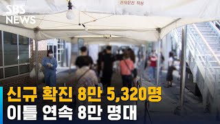 신규 확진 8만 5,320명…이틀 연속 8만 명대 / SBS