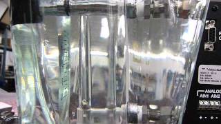 Water bubble test good flow meter