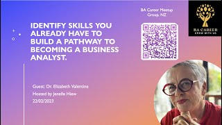 Lizzie Valentine | Identify skills you already have to build a pathway to becoming Business Analyst