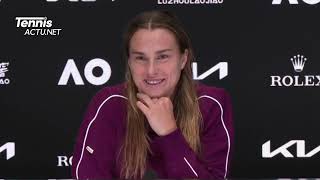 Australian Open 2024 – Aryna Sabalenka : “I’m not going crazy”