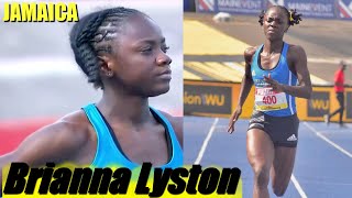 Brianna Lyston is going PLACES!! 200m 22.53s WOW!!!