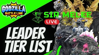 GODZILLA BATTLE LINE LEADER KAIJU TIER LIST! w/Top ranked players chat about leader monsters!