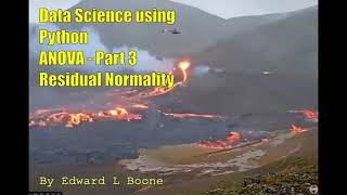 Data Science using Python - ANOVA Part 3 Residual Normality