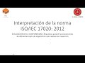 interpretaciÓn de la norma iso iec 17020 2012 01 02