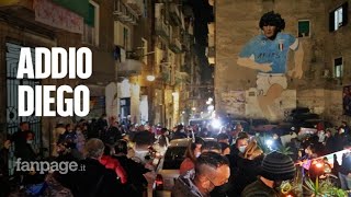 Napoli dice addio a Diego Armando Maradona: "Era uno di famiglia"
