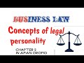 Business Law Chapter Two Concepts Of Legal Personality