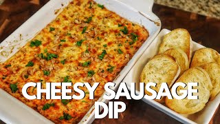 Cheese And Sausage Dip Recipe | Super Bowl Food Recipes