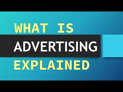 What is a product advertisement?