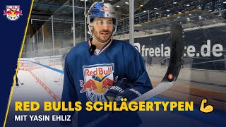 Red Bulls Schlägertypen mit Yasin Ehliz | Die Eishockeyschläger der Red Bull München Spieler