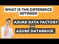 Difference between Azure Data Factory  and Azure Databrick #azure #datafactory #databricks