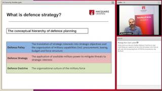 Postgraduate security studies and criminology