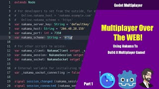 Multiplayer Over the Web! Using Nakama With Godot!