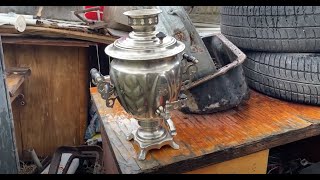 Легкая реставрация Тульского самовара 1982 года | restoration of the Tula samovar 1982