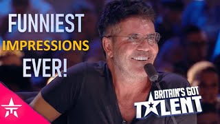 FUNNIEST IMPRESSIONISTS EVER ON BRITAIN'S GOT TALENT !