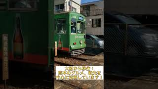 【熊本移住】熊本市電#熊本観光#熊本#熊本移住#熊本旅行#電車#熊本電車