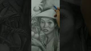 Vietnamese girl / вьетнамская девушка #art #pencil #drawing #artist #video #vietnam #vietnamese