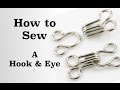 How to Sew a Hook and Eye | Sew Anastasia