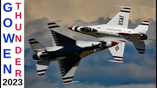 Gowen Thunder 26 Aug 2023 - Boise, Idaho F-35 A-10 P-51 A-37 UH-60 Thunderbirds #gowenthunder