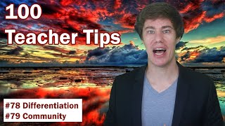 100 Teacher Tips 78-79 | Differentiation | Student Needs | Classroom Community | Teaching Abroad