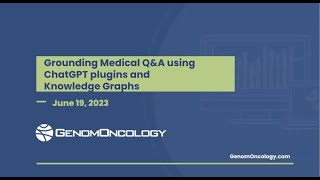 Grounding Medical Q&A using ChatGPT plugins and Knowledge Graphs