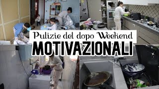 ULTIME PULIZIE CON PIOGGIA E ARIA FRESCA || PULIZIE VELOCI DEL LUNEDÌ || PULIZIE MOTIVAZIONALI