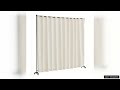 room divider portable panel room divider with wheels privacy screen beige review