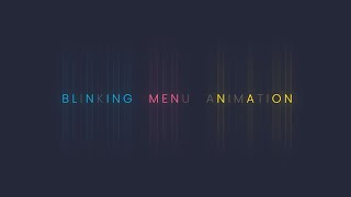 Creative Menu Hover Text Animation Effects using CSS & Javascript